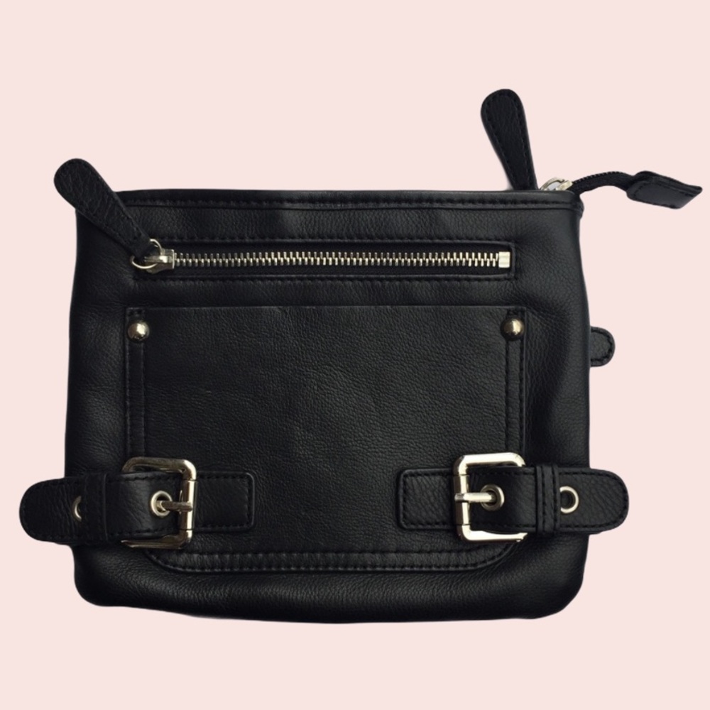 Black Leather Purse - Picture 2 of 6